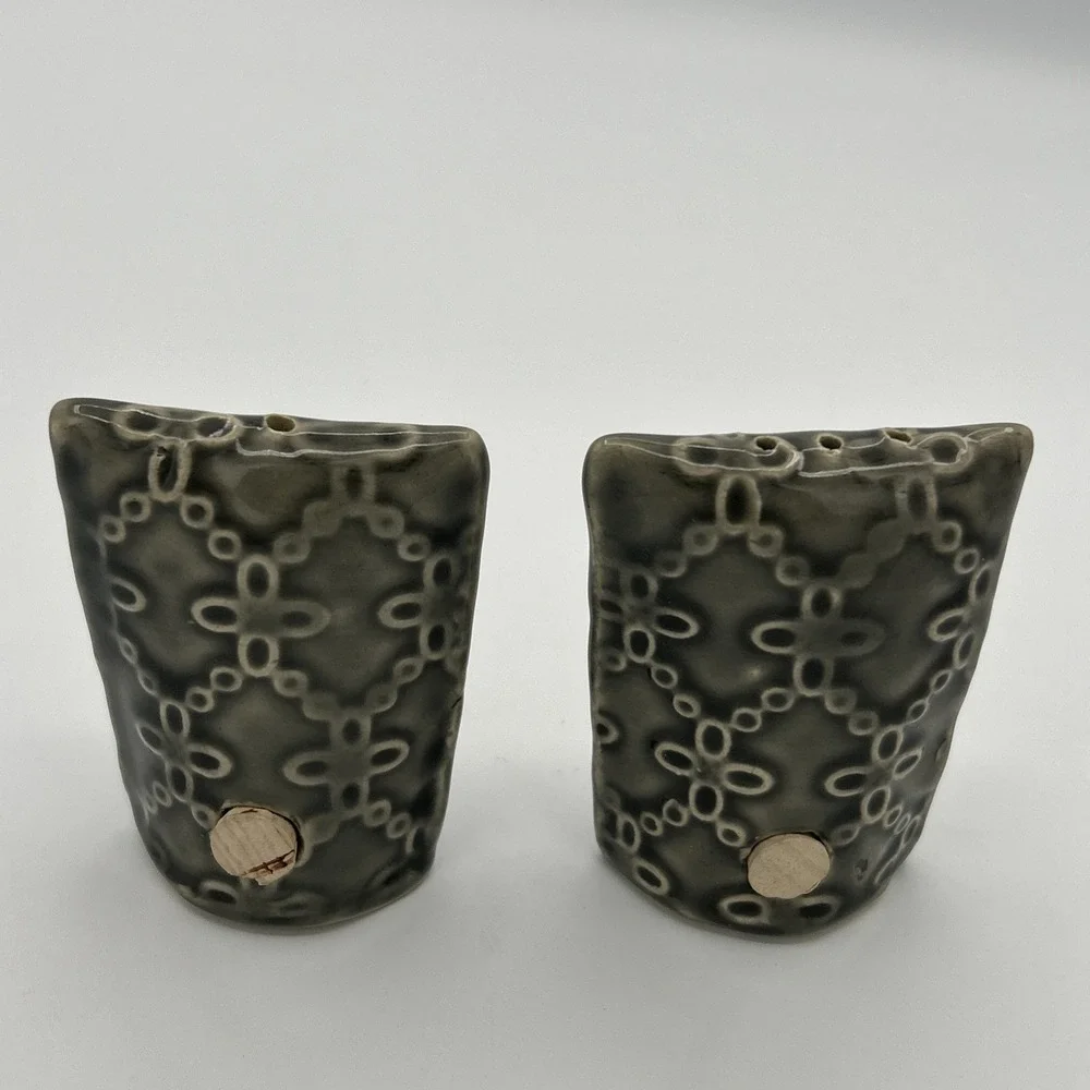 Vintage Jens Quistgaard Azur Salt Pepper Shakers Kronjyden Denmark Mid Century